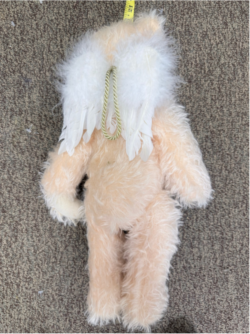 Large Angel Teddy Bear Mohair 18”+ Stuffed Animal - Picture 10 of 14